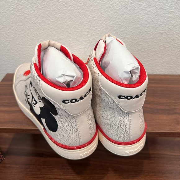 coach Disney Mickey Mouse X Keith Haring Clip High Top Sneaker c7054 - Picture 4 of 7